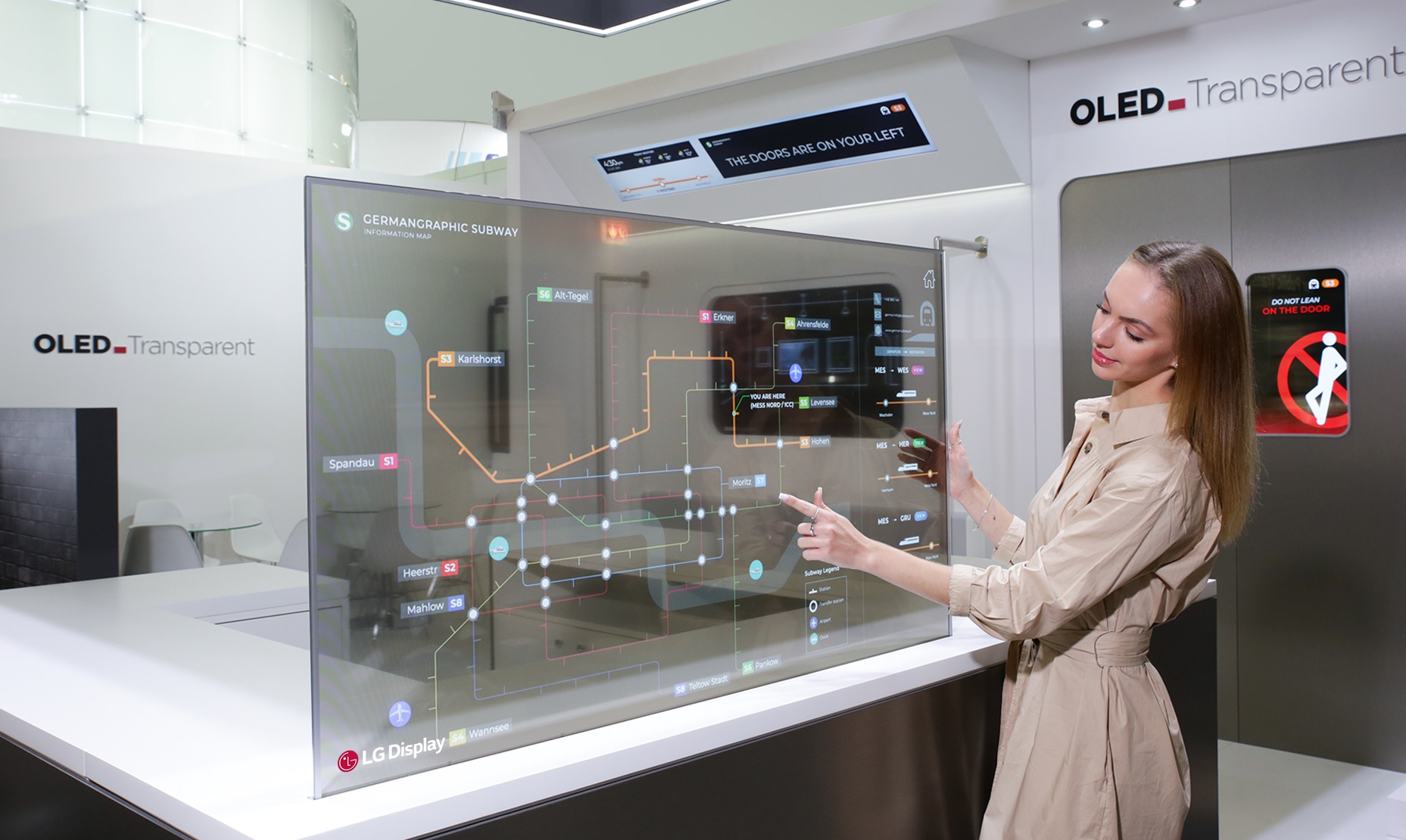 LG Display Unveils Latest Transparent OLED Solutions for Mobility at ‘InnoTrans 2022’
